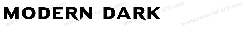 Modern Dark字体转换